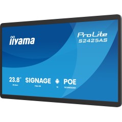 iiyama ProLite S2425AS-B1P Écran plat de signalisation numérique 60,5 cm (23.8") LCD Wifi 500 cd m² Full HD Noir Intégré dans