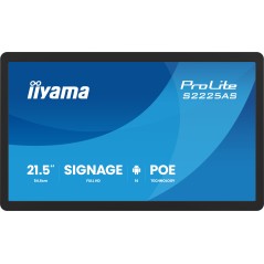 iiyama ProLite S2225AS-B1P Écran plat de signalisation numérique 54,6 cm (21.5") LCD Wifi 500 cd m² Full HD Noir Intégré dans