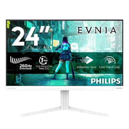Philips Evnia 3000 24M2N3201P 00 écran plat de PC 60,5 cm (23.8") 1920 x 1080 pixels Full HD LCD Blanc