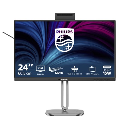 Philips 4000 series 24B2U4301H/00 écran plat de PC 60,5 cm (23.8") 1920 x 1080 pixels Full HD LCD Gris