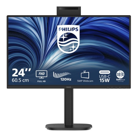Philips 3000 series 24B2N3200JH/00 écran plat de PC 60,5 cm (23.8") 1920 x 1080 pixels Full HD LCD Noir