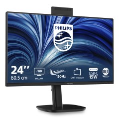 Philips 3000 series 24B2N3200JH 00 écran plat de PC 60,5 cm (23.8") 1920 x 1080 pixels Full HD LCD Noir