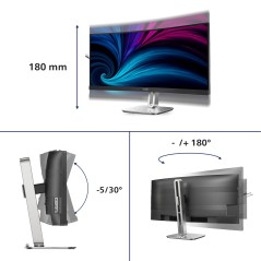 Philips Curved Business monitor écran plat de PC 86,4 cm (34") 5120 x 2160 pixels
