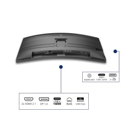 Philips Curved Business monitor écran plat de PC 86,4 cm (34") 5120 x 2160 pixels