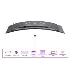 AOC 48.9' AGON PRO AGP497UCZD écran plat de PC 124,2 cm (48.9") 5120 x 1440 pixels Gris
