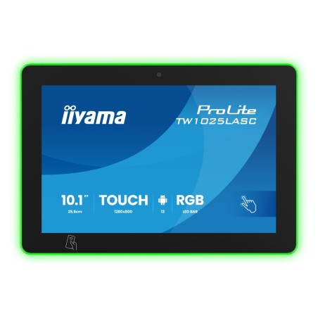 iiyama ProLite TW1025LASC-B3PNR écran plat de PC 25,6 cm (10.1") 1280 x 800 pixels WXGA LED Écran tactile Multi-utilisateur Noir