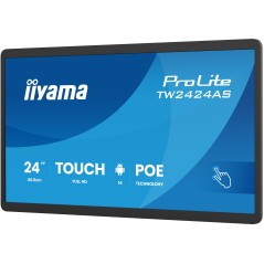 iiyama TW2424AS-B3P Écran d'affichage dynamique Écran plat interactif 60,5 cm (23.8") Wifi 450 cd m² Full HD Noir Écran tactile