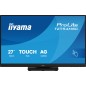 iiyama ProLite T2754MSC-B2AG écran plat de PC 68,6 cm (27") 1920 x 1080 pixels Full HD LED Écran tactile Multi-utilisateur Noir iiyama ProLite T2754MSC-B2AG écran plat de PC 68,6 cm (27") 1920 x 1080 pixels Full HD LED Écran tactile Multi-utilisateur Noir