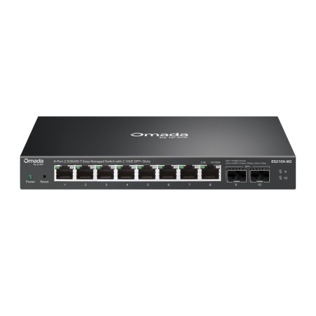 TP-Link ES210X-M2 commutateur réseau Géré 2.5G Ethernet (100 1000 2500) Montage sur le bureau ou sur le mur Noir