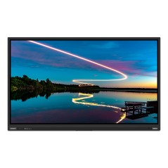 Lenovo ThinkVision T86 écran plat de PC 2,18 m (86") 3840 x 2160 pixels 4K Ultra HD LED Écran tactile Noir