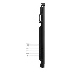 Lenovo ThinkVision T65 écran plat de PC 165,1 cm (65") 3840 x 2160 pixels 4K Ultra HD LED Écran tactile Noir