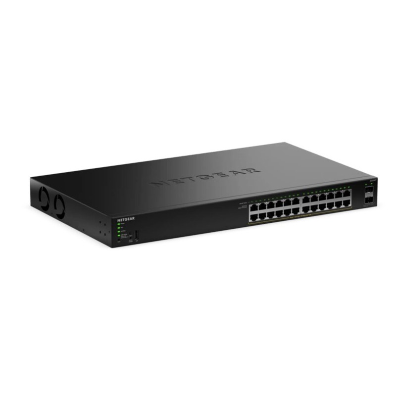NETGEAR GS324TPv2 Géré L2/L3 Gigabit Ethernet (10/100/1000) Connexion Ethernet, supportant l'alimentation via ce port (PoE) 1U NETGEAR GS324TPv2 Géré L2/L3 Gigabit Ethernet (10/100/1000) Connexion Ethernet, supportant l'alimentation via ce port (PoE) 1U
