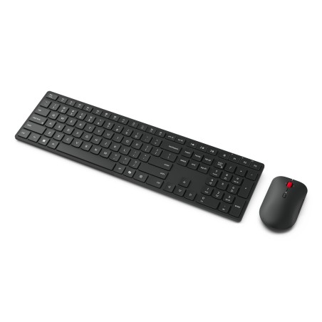 Lenovo 4X31S04847 clavier Souris incluse maison/bureau RF sans fil + Bluetooth Anglais britannique Noir