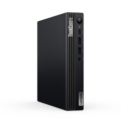 Lenovo ThinkCentre M70q Gen 5 Intel® Core™ i3 i3-14100T 8 Go DDR5-SDRAM 512 Go SSD Windows 11 Pro Mini PC Noir