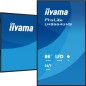 iiyama LH8664UHS-B3AG Écran d'affichage dynamique Écran plat de signalisation numérique 2,17 m (85.6") Wifi 500 cd/m² 4K Ultra iiyama LH8664UHS-B3AG Écran d'affichage dynamique Écran plat de signalisation numérique 2,17 m (85.6") Wifi 500 cd/m² 4K Ultra