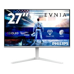 Philips Evnia 6000 27M2N6501L 00 écran plat de PC 67,3 cm (26.5") 2560 x 1440 pixels Quad HD QD-OLED Blanc
