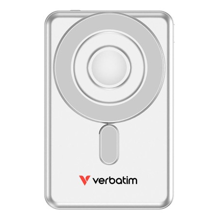 Verbatim 32276 banque d'alimentation électrique Lithium Polymère (LiPo) 5000 mAh Recharge sans fil Argent