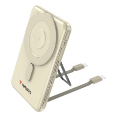 Verbatim 32253 banque d'alimentation électrique Polymère 5000 mAh Recharge sans fil Or