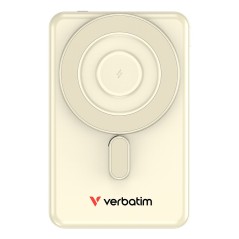 Verbatim 32253 banque d'alimentation électrique Polymère 5000 mAh Recharge sans fil Or