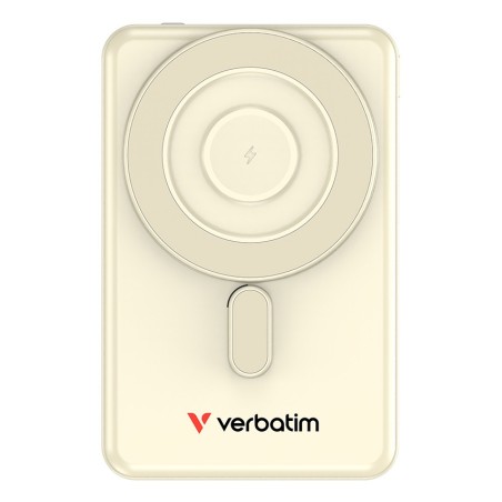 Verbatim 32253 banque d'alimentation électrique Polymère 5000 mAh Recharge sans fil Or