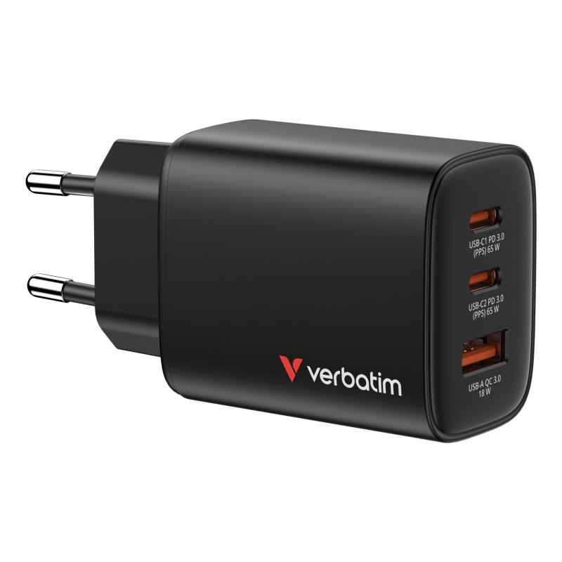 Verbatim 32352 chargeur d'appareils mobiles Universel Noir Secteur Charge rapide Intérieure Verbatim 32352 chargeur d'appareils mobiles Universel Noir Secteur Charge rapide Intérieure