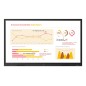 LG 65TR3BQ-B tableau blanc interactif 165,1 cm (65") 3840 x 2160 pixels Écran tactile Noir