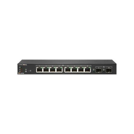 SONICWALL SWITCH SWS12-8POE W/SUPP 1YR
