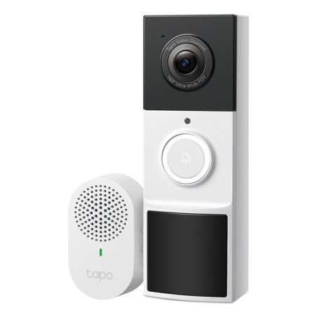 TP-Link Tapo Video Doorbell Camera Noir, Blanc