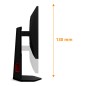 AOC G4 25G4KUR écran plat de PC 62,2 cm (24.5") 1920 x 1080 pixels Full HD LED Noir, Rouge