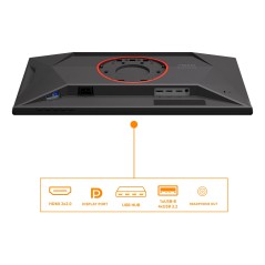 AOC G4 25G4KUR écran plat de PC 62,2 cm (24.5") 1920 x 1080 pixels Full HD LED Noir, Rouge
