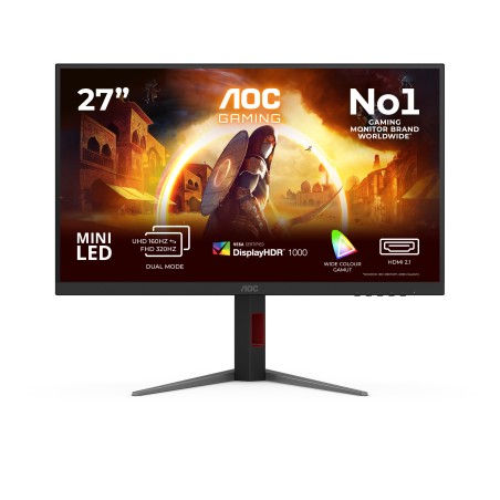 AOC G4 U27G4XM écran plat de PC 68,6 cm (27") 3840 x 2160 pixels 4K Ultra HD LED Noir, Rouge