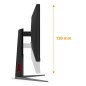 AOC G4 U27G4XM écran plat de PC 68,6 cm (27") 3840 x 2160 pixels 4K Ultra HD LED Noir, Rouge AOC G4 U27G4XM écran plat de PC 68,6 cm (27") 3840 x 2160 pixels 4K Ultra HD LED Noir, Rouge