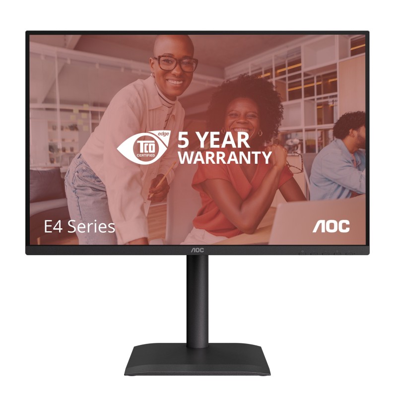 AOC E4 X24E4U écran plat de PC 61 cm (24") 1920 x 1200 pixels Full HD LED Noir AOC E4 X24E4U écran plat de PC 61 cm (24") 1920 x 1200 pixels Full HD LED Noir