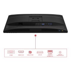 AOC E4 X24E4U écran plat de PC 61 cm (24") 1920 x 1200 pixels Full HD LED Noir