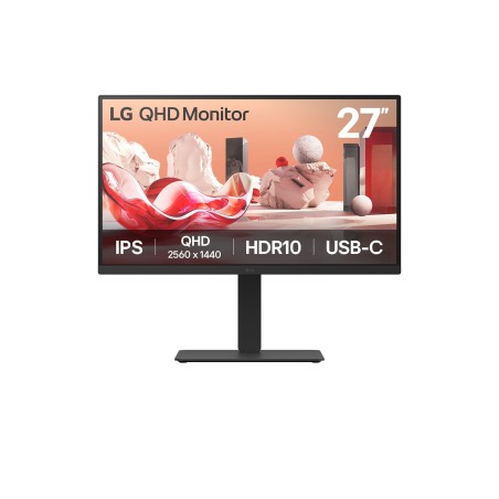 LG 27BA75QB-B.AEU écran plat de PC 68,6 cm (27") 2560 x 1440 pixels Wide Quad HD LED Noir