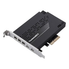 ASUS ThunderboltEX 5 carte et adaptateur d'interfaces Interne Mini DisplayPort, USB 2.0, PCIe, USB Type-C, Thunderbolt, VGA