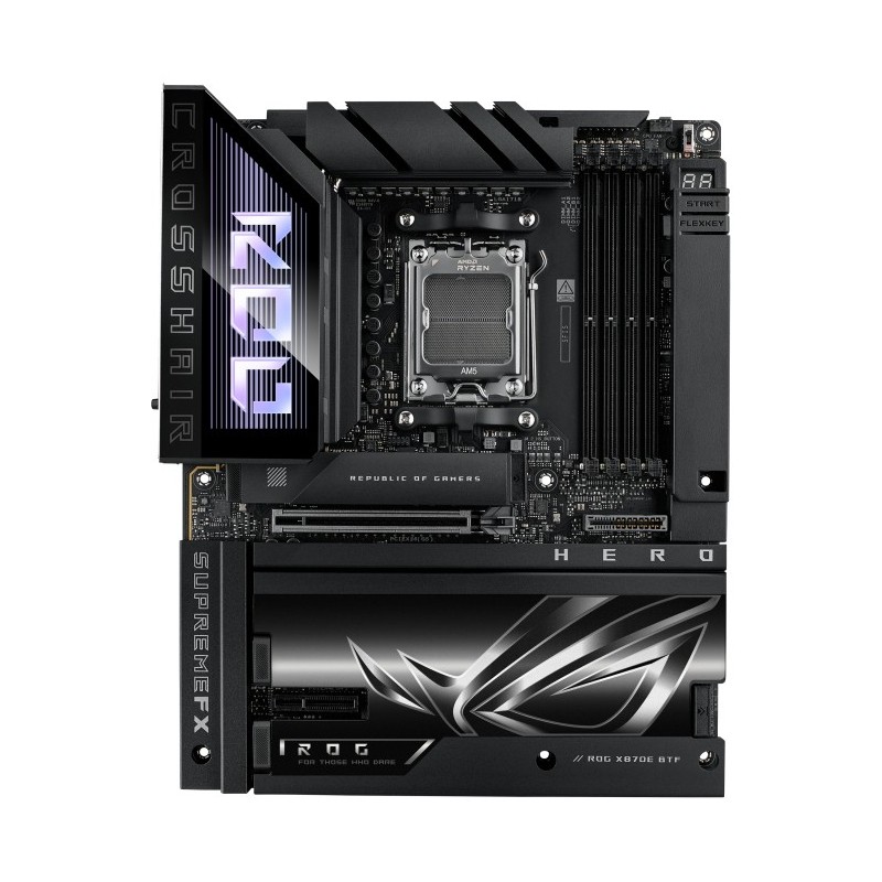 ASUS ROG CROSSHAIR X870E HERO BTF AMD X870E Emplacement AM5 ATX ASUS ROG CROSSHAIR X870E HERO BTF AMD X870E Emplacement AM5 ATX