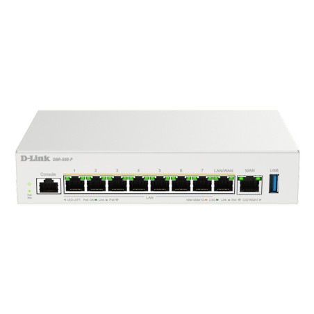 D-Link DBR-600-P B Routeur connecté 2.5 Gigabit Ethernet Blanc