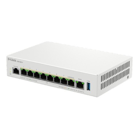 D-Link DBR-600-P/B Routeur connecté 2.5 Gigabit Ethernet Blanc