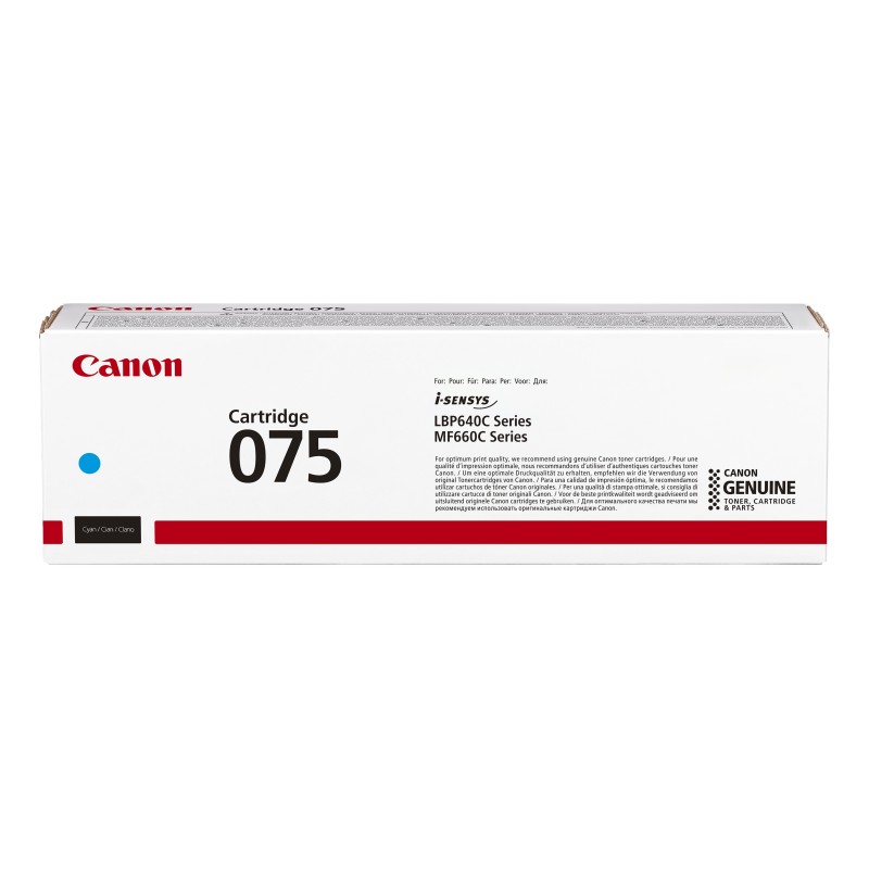Canon 075 Cartouche de toner 1 pièce(s) Original Cyan