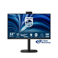 Philips 3000 series 32B2U3601H 00 écran plat de PC 80 cm (31.5") 2560 x 1440 pixels Quad HD LCD Noir