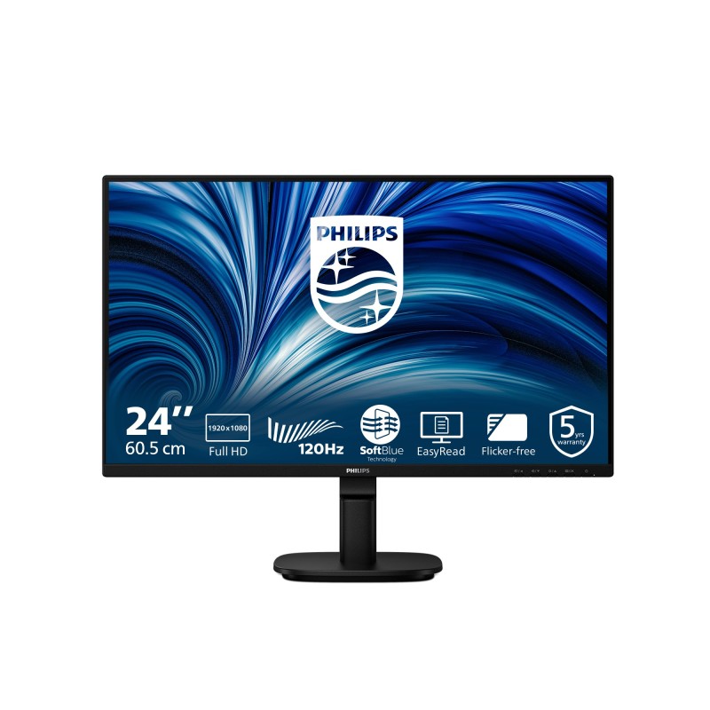 Philips 2000 series 24B2N2200/00 écran plat de PC 60,5 cm (23.8") 1920 x 1080 pixels Full HD LCD Noir Philips 2000 series 24B2N2200/00 écran plat de PC 60,5 cm (23.8") 1920 x 1080 pixels Full HD LCD Noir