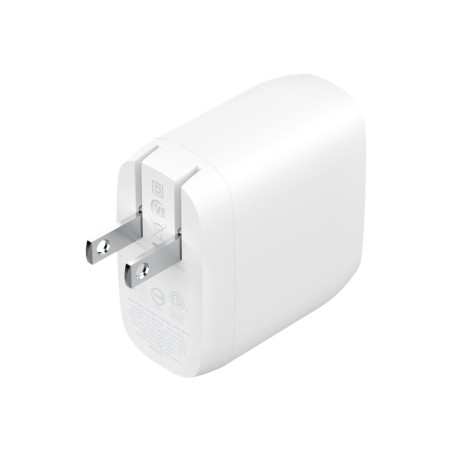 DUAL 30W USB-C WALL CHARGER PD 60W WHT