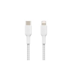 Lightning to USB-C Cable Braid 2M White