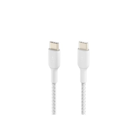 USB-C to USB-C Cable Braided 1M White