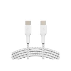 USB-C to USB-C Cable Braided 1M White