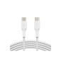 USB-C to USB-C Cable Braided 1M White