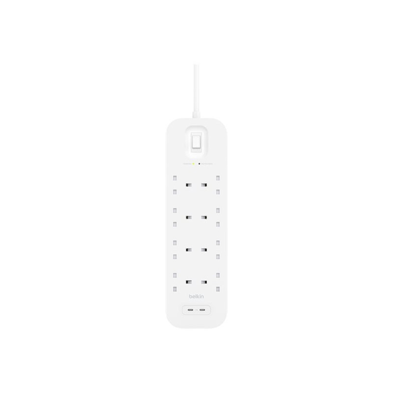 Surge Protection 8 Outlet Dual USB-C 30w