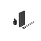 20K Power Bank USB-A+C 15w Black