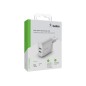 Dual USB-A Wall Charger 12W X2 White